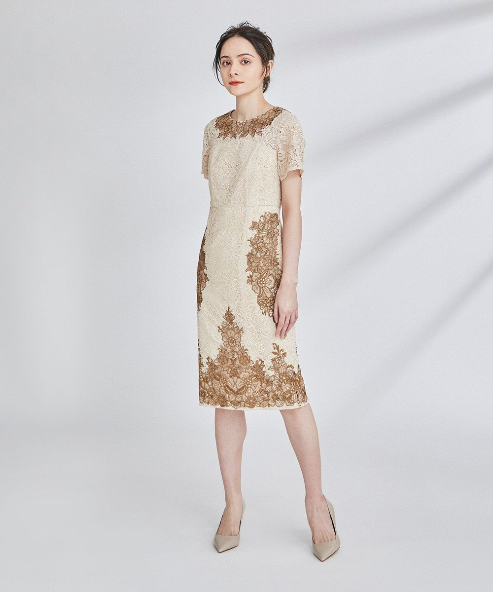 フラワーフレームタイトドレス Grace Continental Grace Continental グレースコンチネンタル 通販 フラワーフレームタイトドレス Grace Continental Grace Continental グレースコンチネンタル 通販