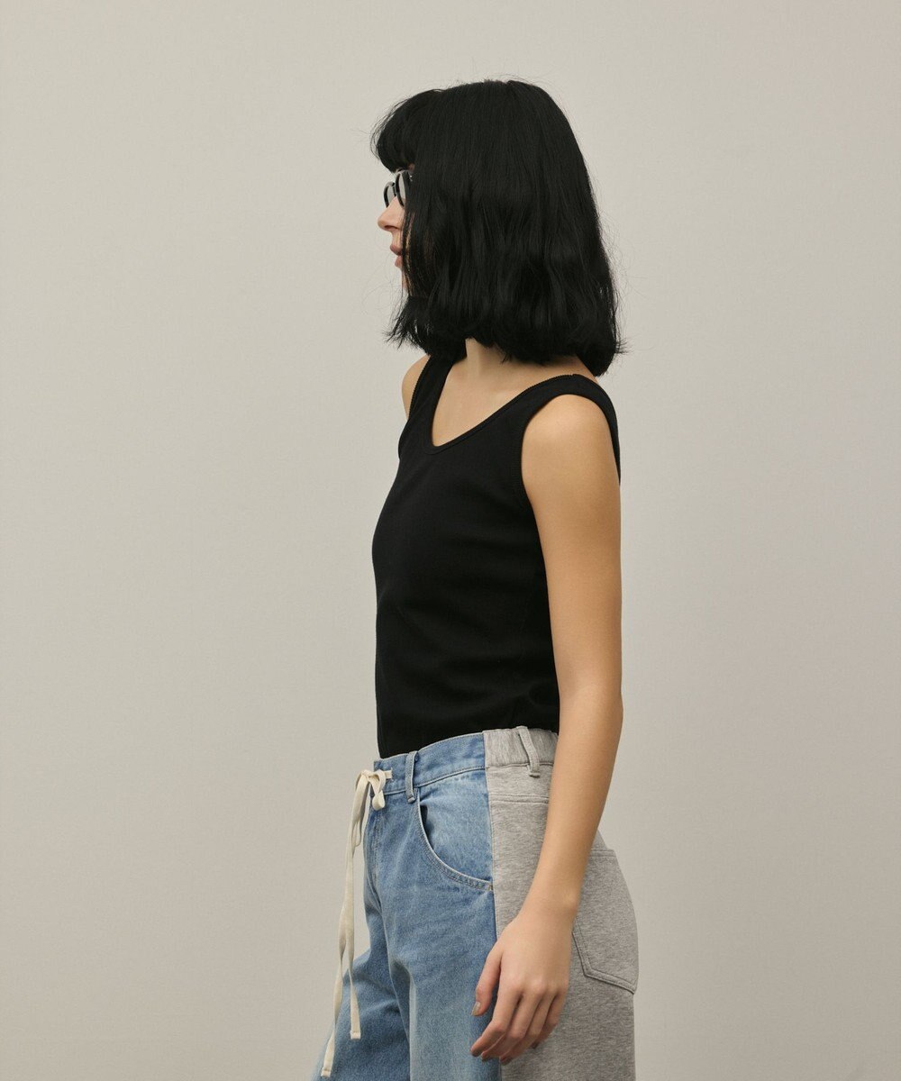 GRACE CONTINENTAL テレコノースリーブトップ 