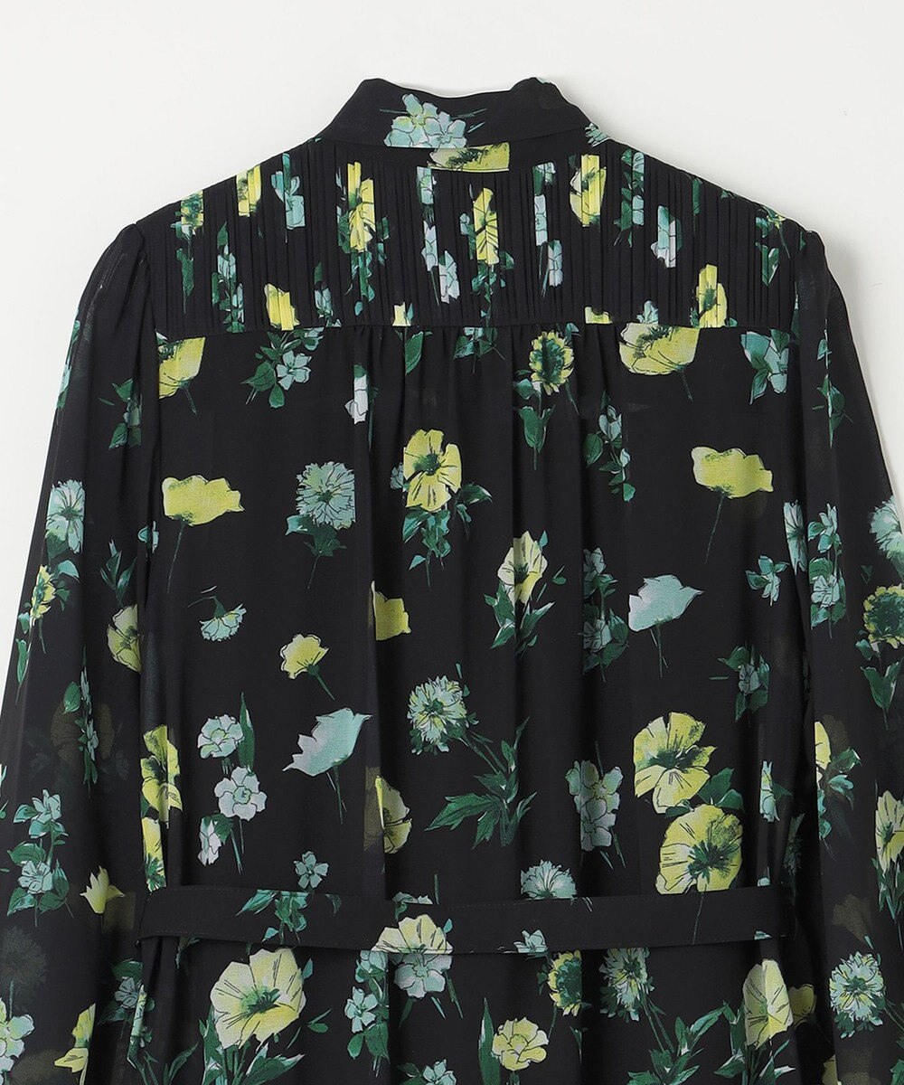 GRACE CONTINENTAL グラデフラワープリントワンピース