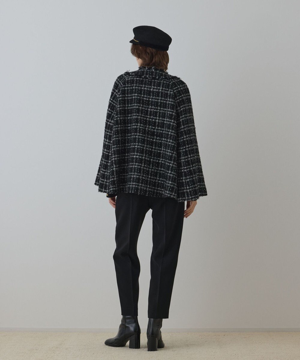 GRACE CONTINENTAL フレアスリーブツイードジャケット 