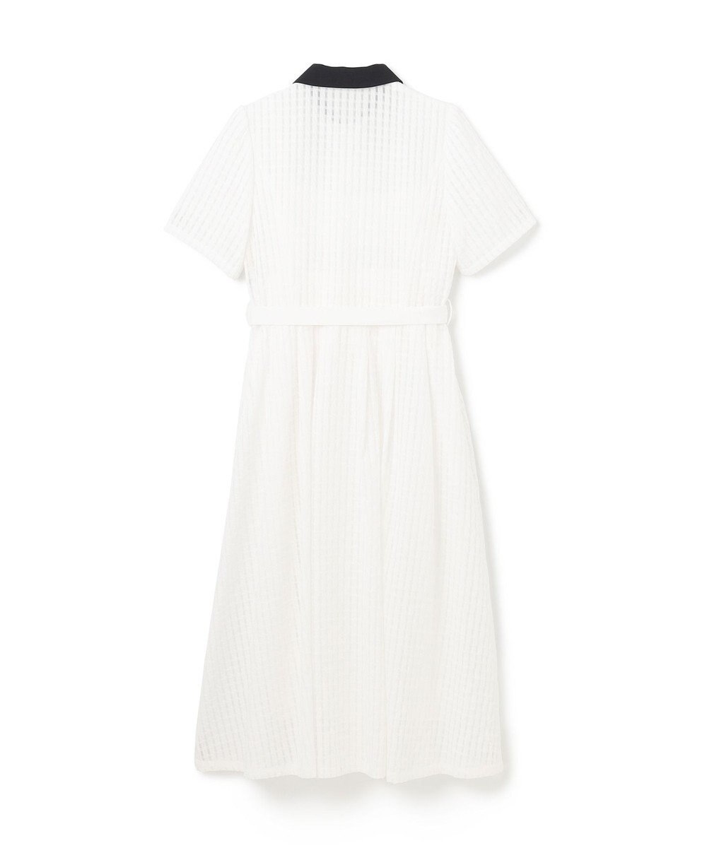 GRACE CONTINENTAL シアーチェックシャツワンピース 