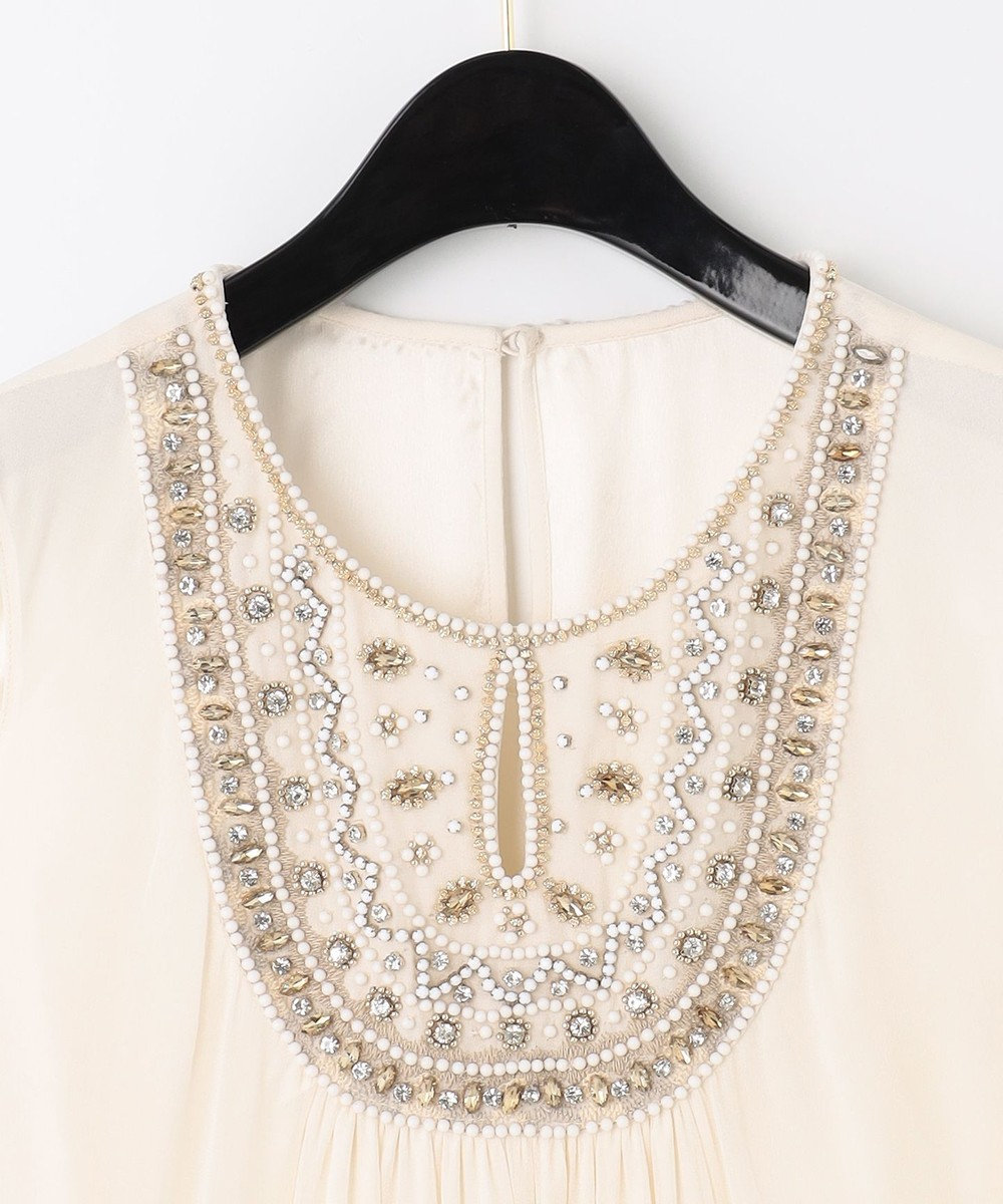 GRACE CONTINENTAL ビジューロングワンピース 