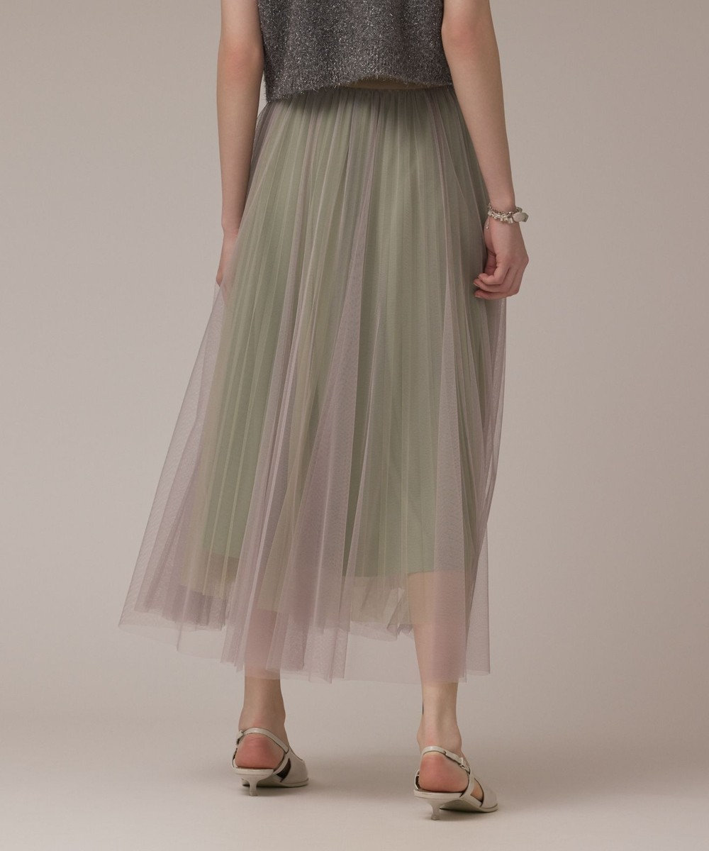 GRACE CONTINENTAL チュールリバーシブルスカート 