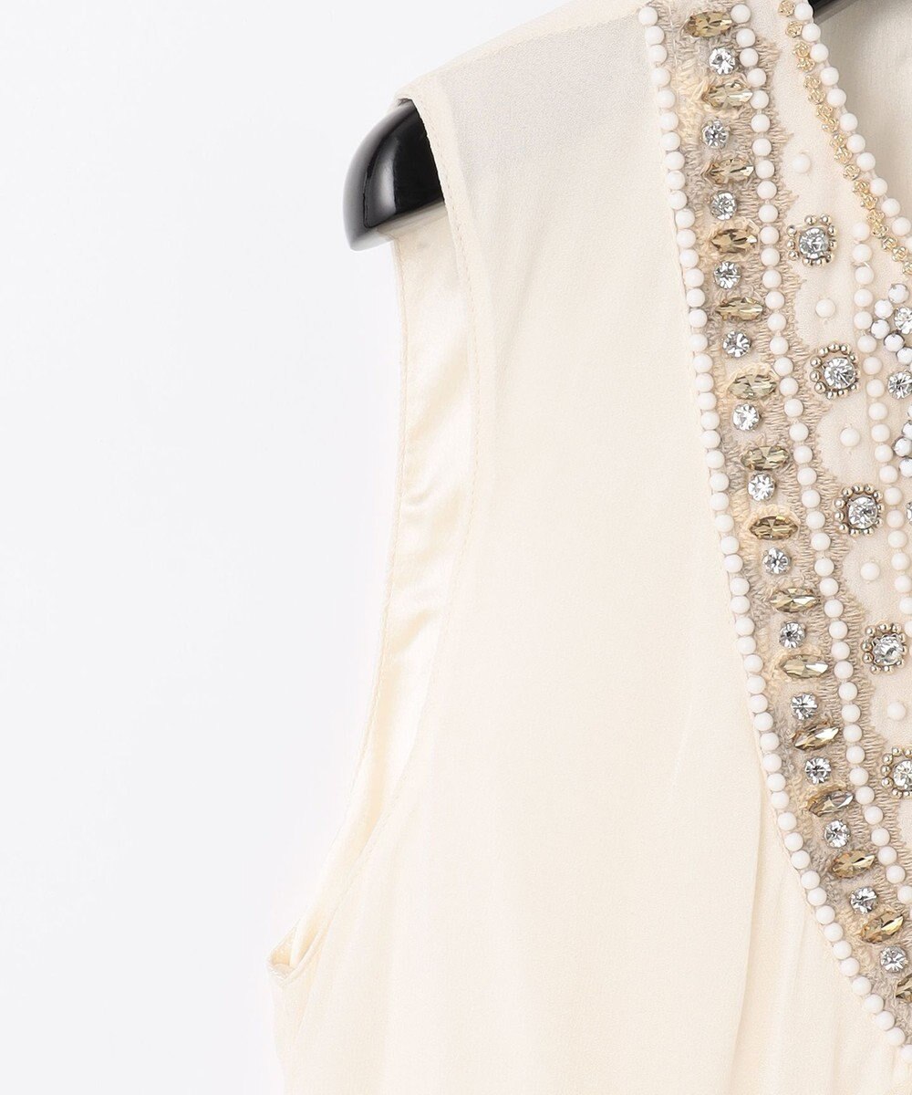 GRACE CONTINENTAL ビジューロングワンピース 