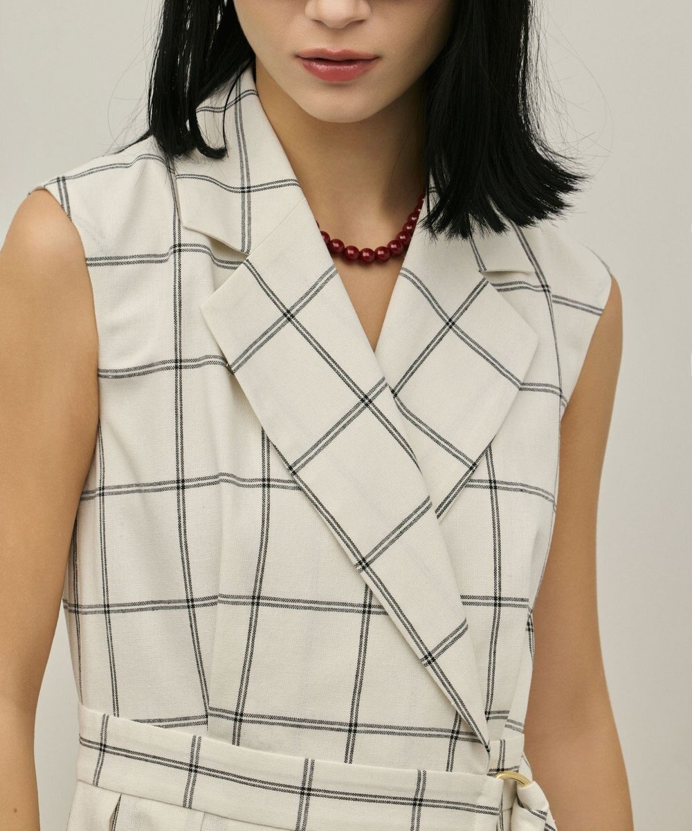 GRACE CONTINENTAL カシュクールタックフレアワンピース 