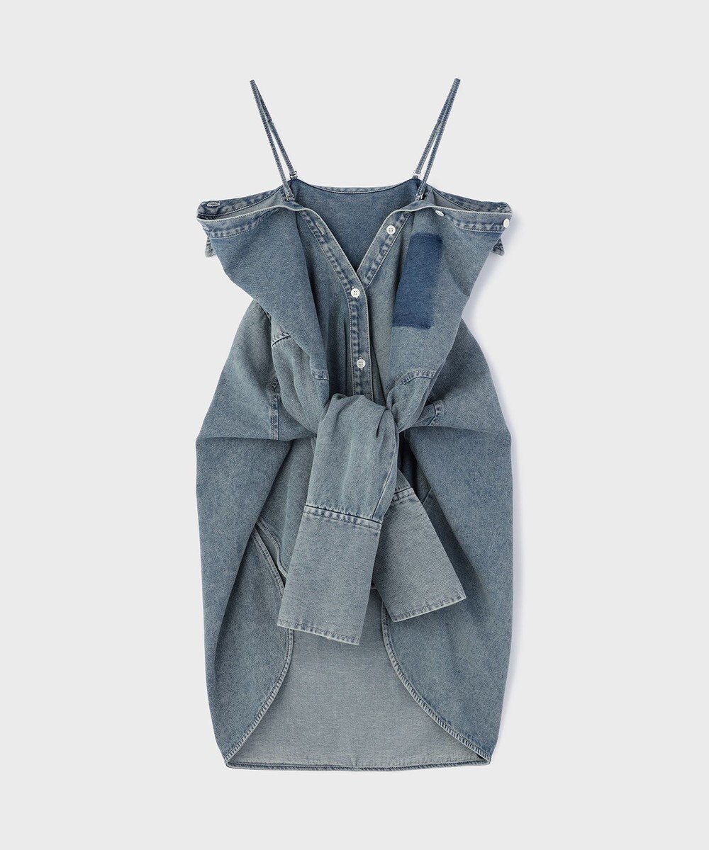 GRACE CONTINENTAL デニム2WAYシャツ 