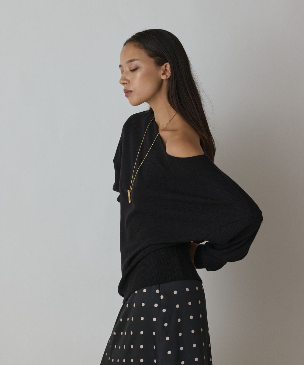 GRACE CONTINENTAL アシメテレコカットトップ 