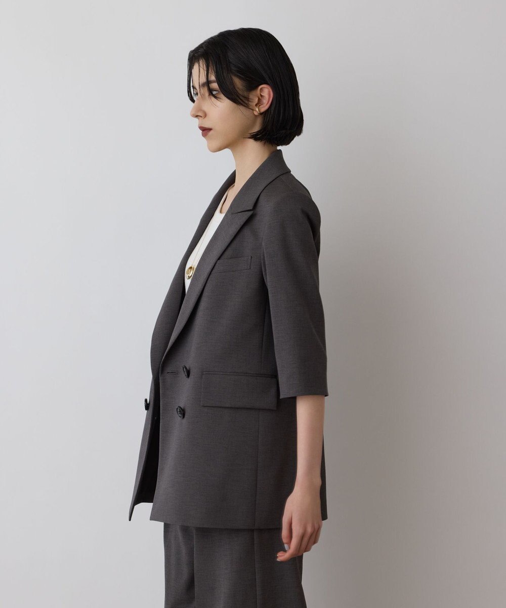 GRACE CONTINENTAL スラブストレッチテーラージャケット 