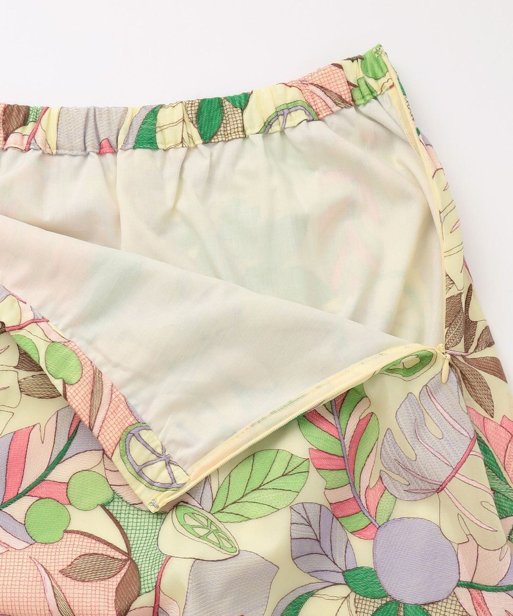 GRACE CONTINENTAL フルーツ刺繍フレアスカート 