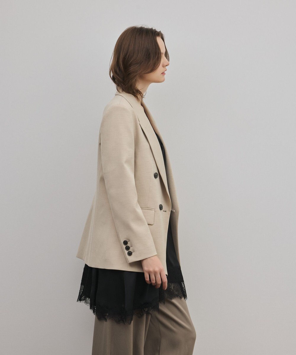 GRACE CONTINENTAL ピークドダブルジャケット 