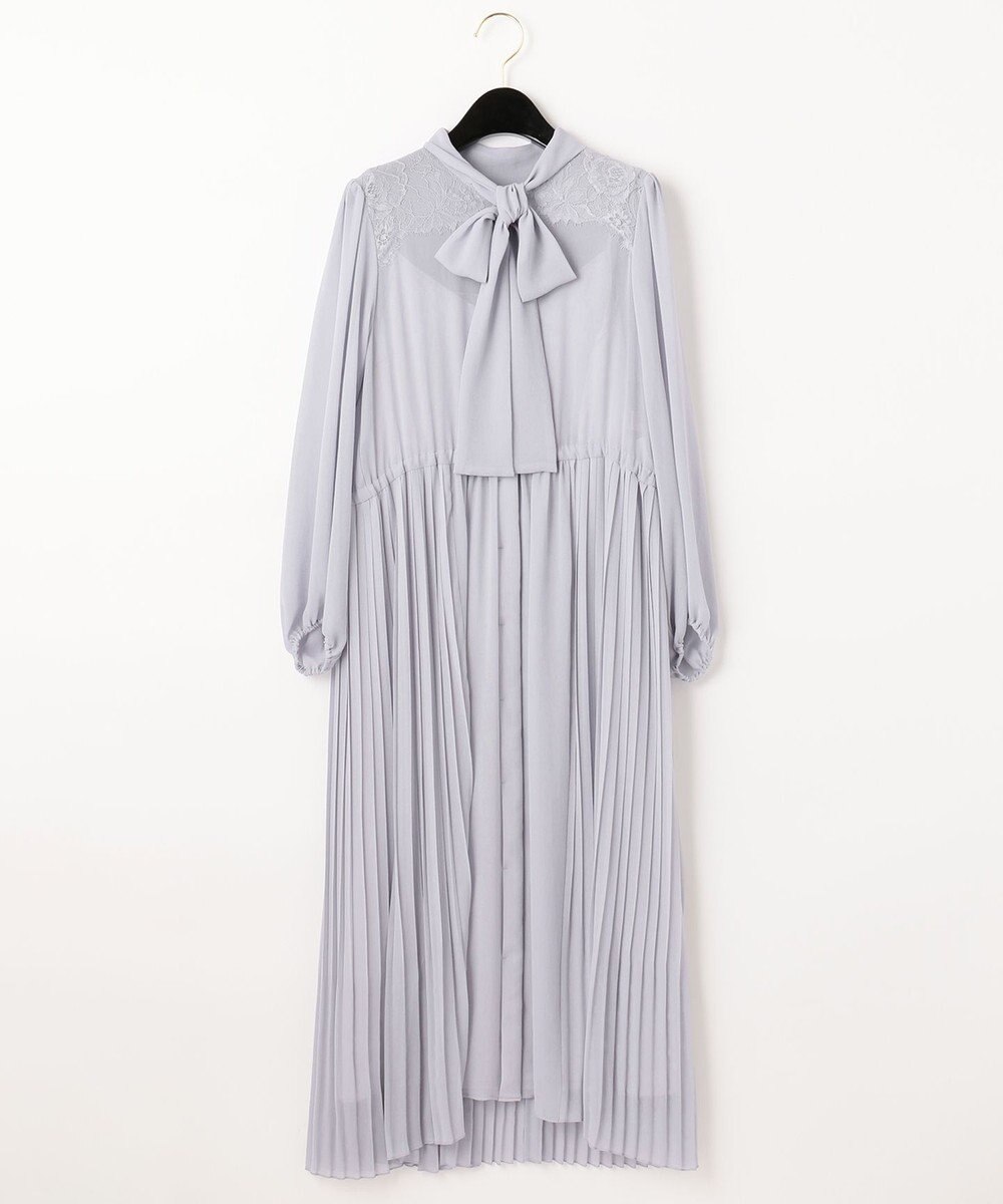 ボウタイプリーツドレス Grace Continental Grace Continental グレースコンチネンタル 通販