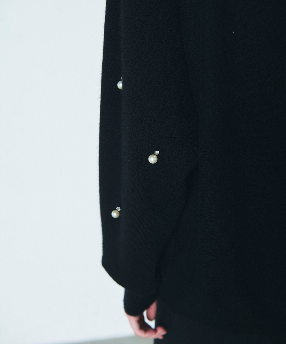 GRACE CONTINENTAL パールドットニットトップ 