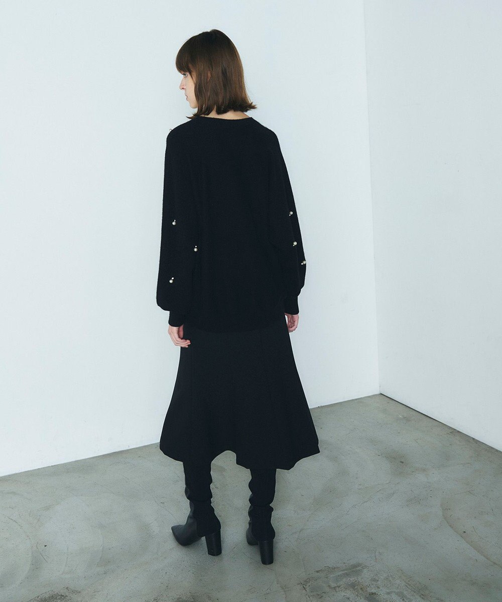 GRACE CONTINENTAL パールドットニットトップ 