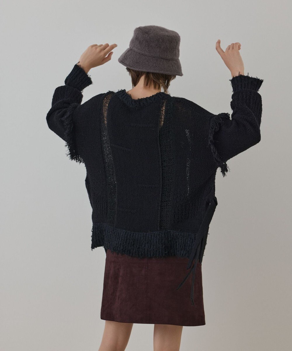 GRACE CONTINENTAL ルーズオーバーニットトップ 