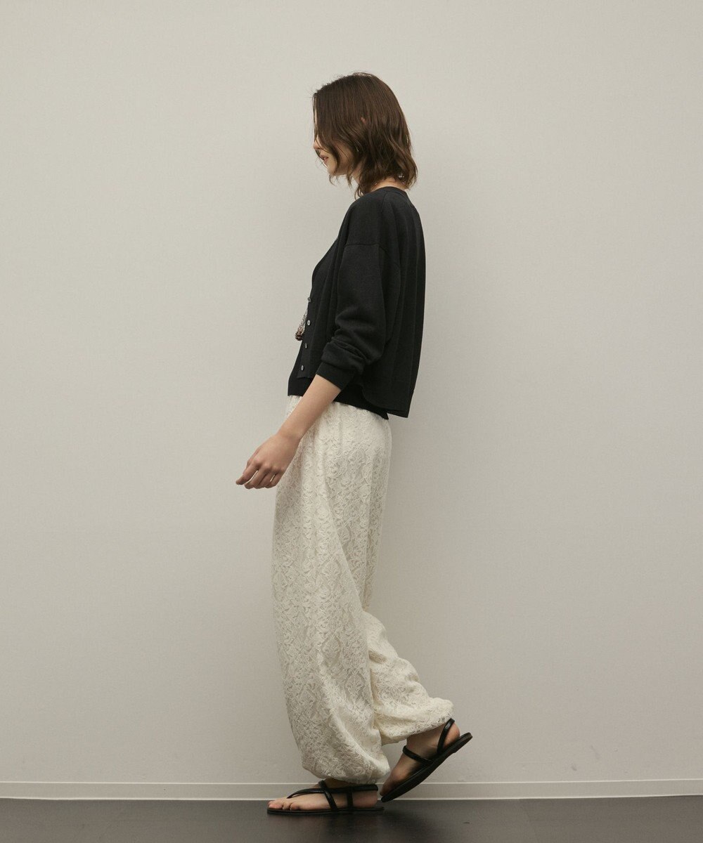 GRACE CONTINENTAL スリーブスリットニットカーディガン 