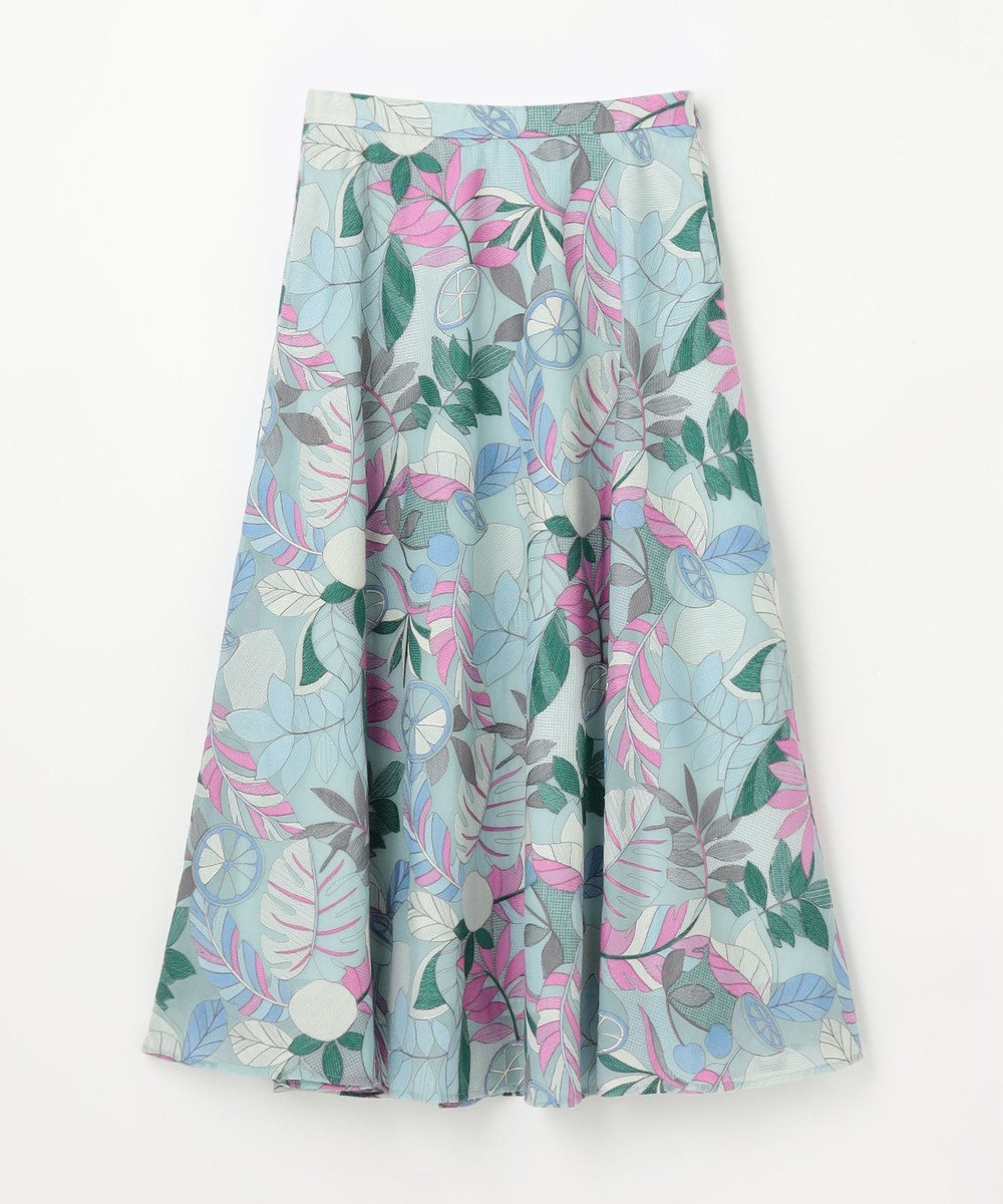 GRACE CONTINENTAL フルーツ刺繍フレアスカート