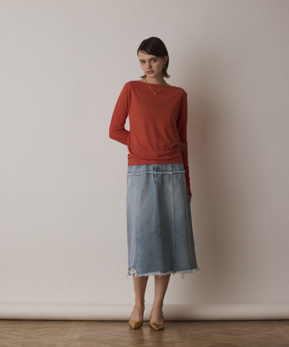 GRACE CONTINENTAL シアーアセテートカットトップ