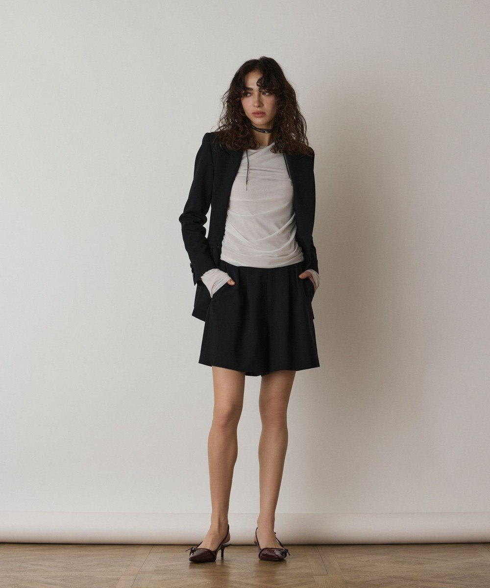 GRACE CONTINENTAL リネンライクショートパンツ