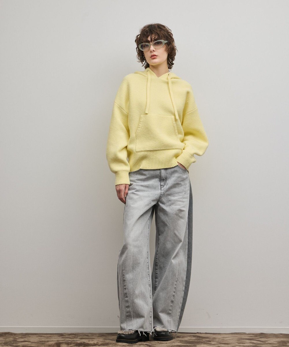 GRACE CONTINENTAL ガーターニットパーカー 