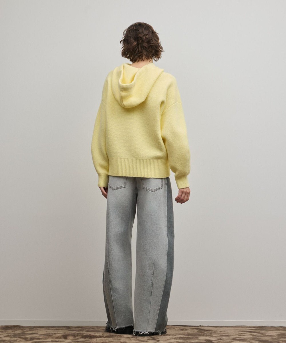 GRACE CONTINENTAL ガーターニットパーカー 