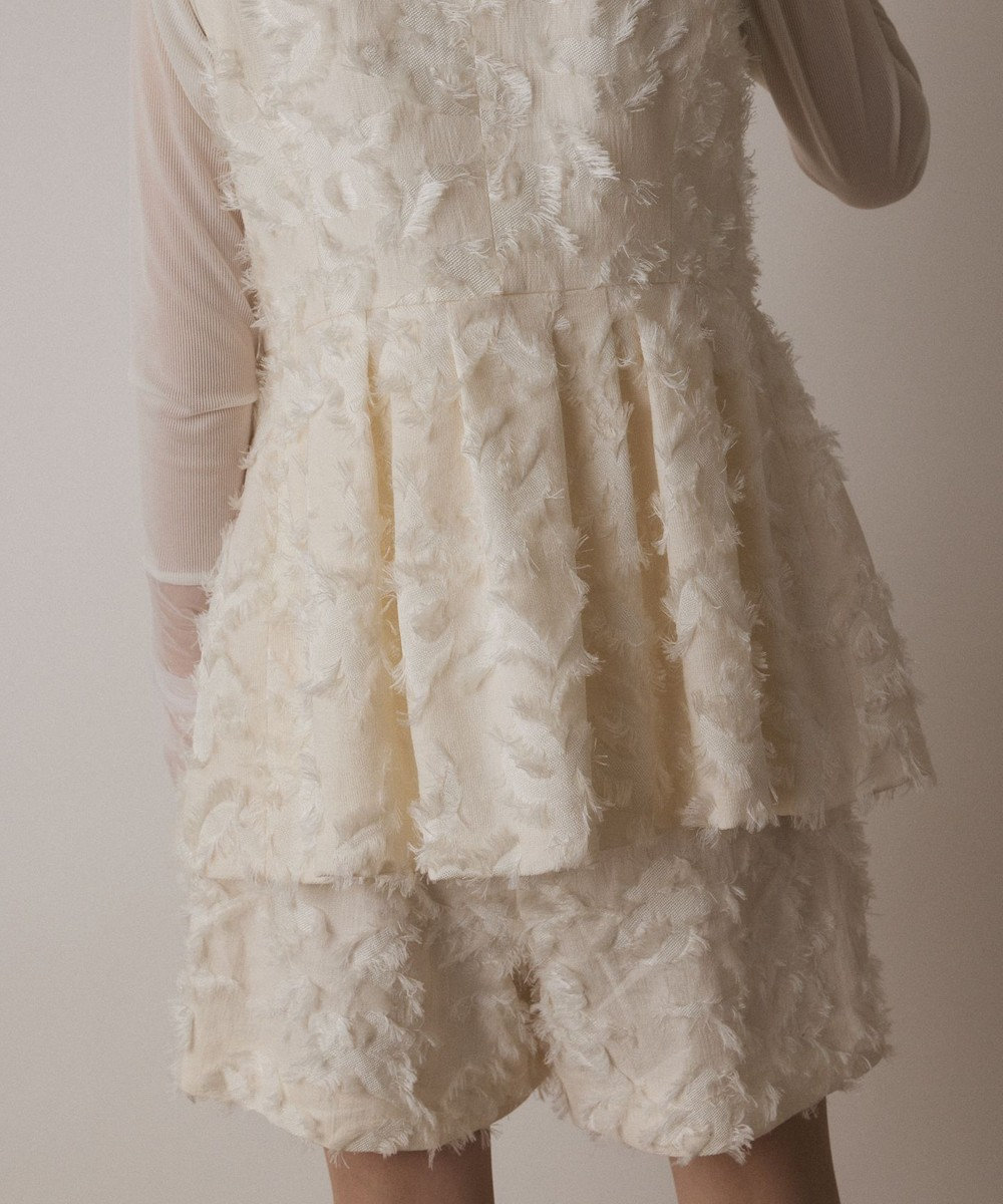 GRACE CONTINENTAL カットジャガードジレ