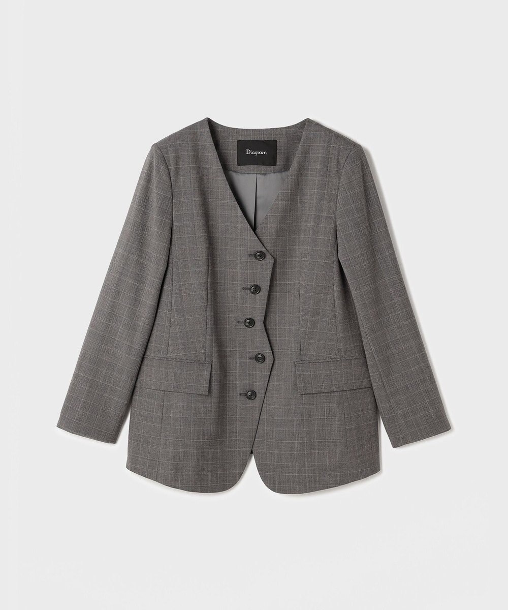 GRACE CONTINENTAL デザインフロントジャケット 