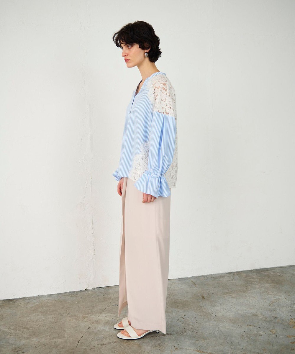 GRACE CONTINENTAL レースコンビブラウス 