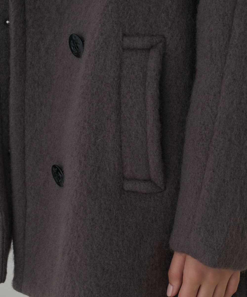 GRACE CONTINENTAL シャギ－ハ－フコ－ト 