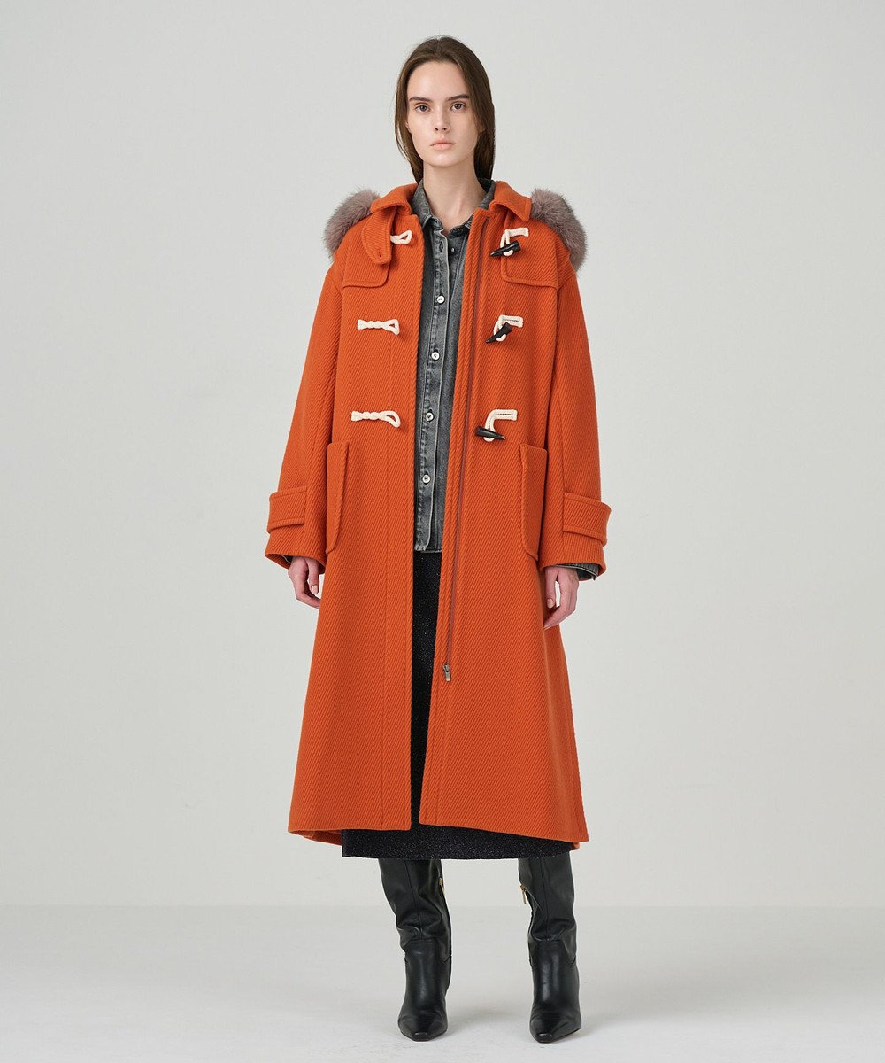 GRACE CONTINENTAL ウールカルゼダッフルコート