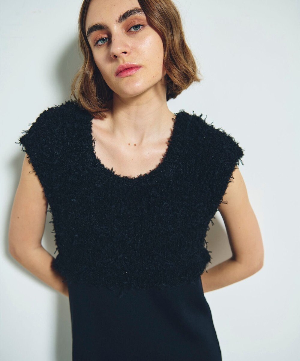 GRACE CONTINENTAL ツイーディーコンビニットワンピース 