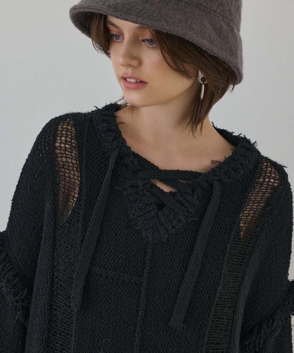 GRACE CONTINENTAL ルーズオーバーニットトップ 