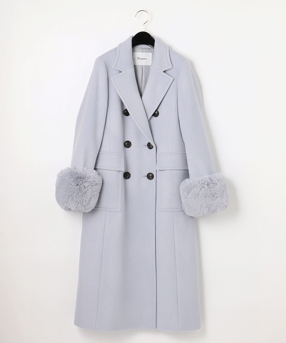 ファーカフスロングコート Grace Continental Grace Continental グレースコンチネンタル 通販