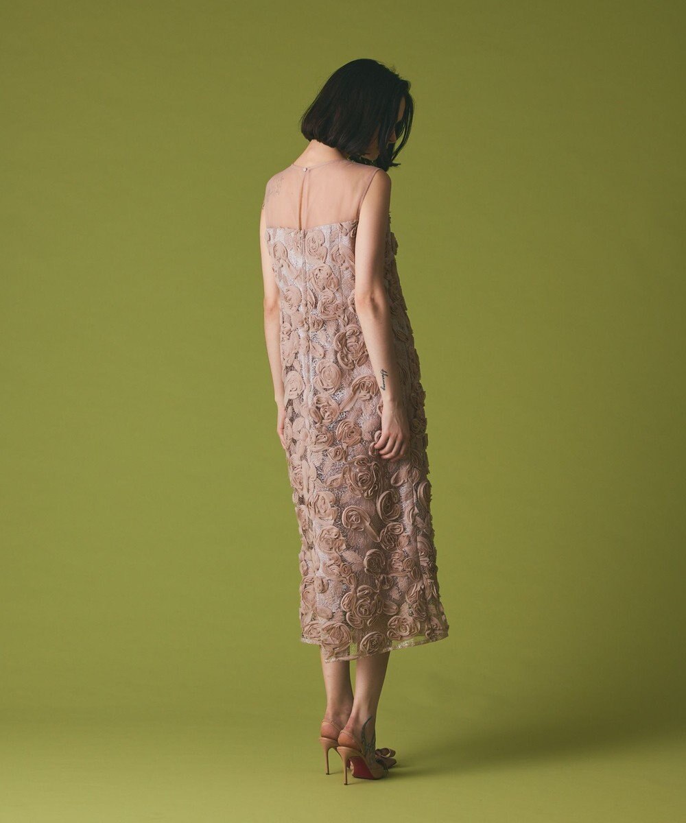 GRACE CONTINENTAL フラワーembドレス 