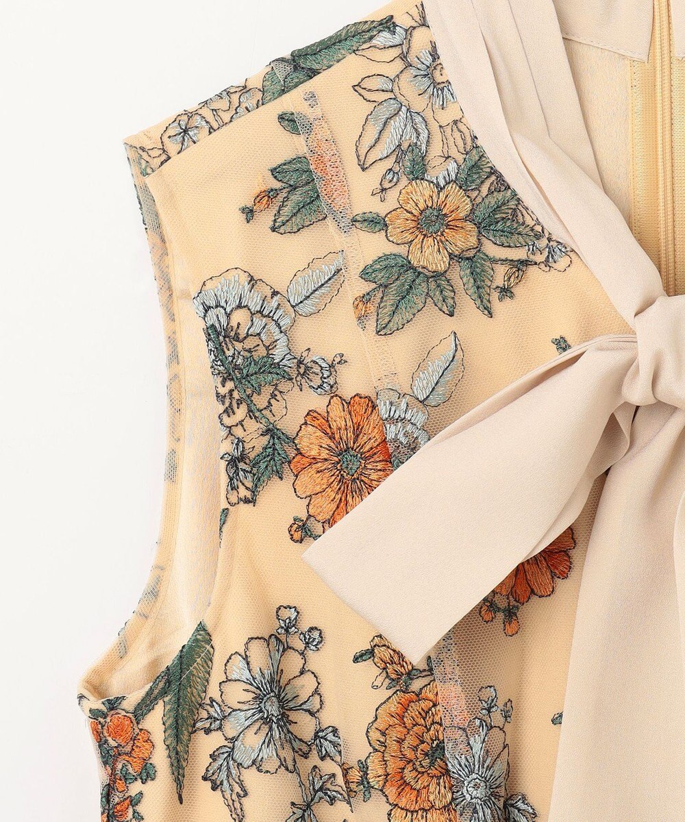 GRACE CONTINENTAL フラワーマーメイドドレス 