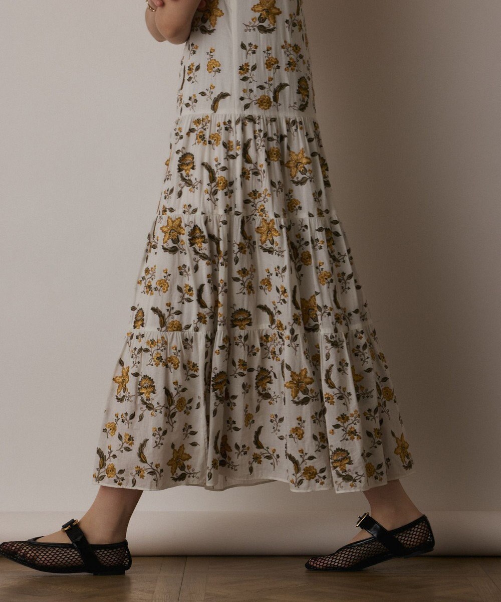 GRACE CONTINENTAL ティアードロングワンピース