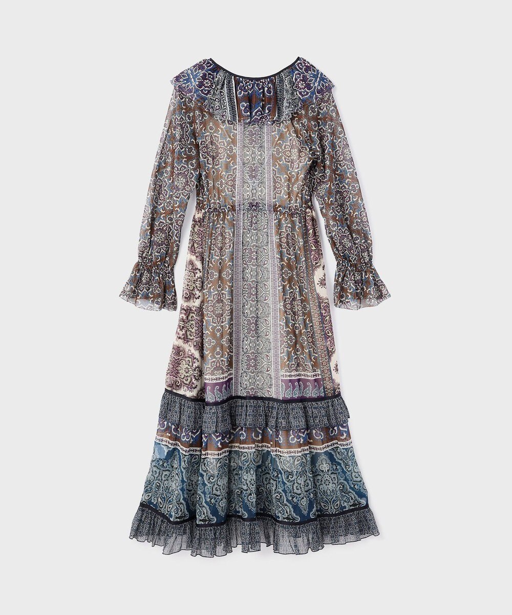 GRACE CONTINENTAL ペイズリープリントドレス 