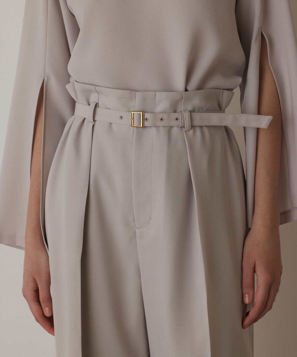 GRACE CONTINENTAL ハイウエストワイドパンツ 