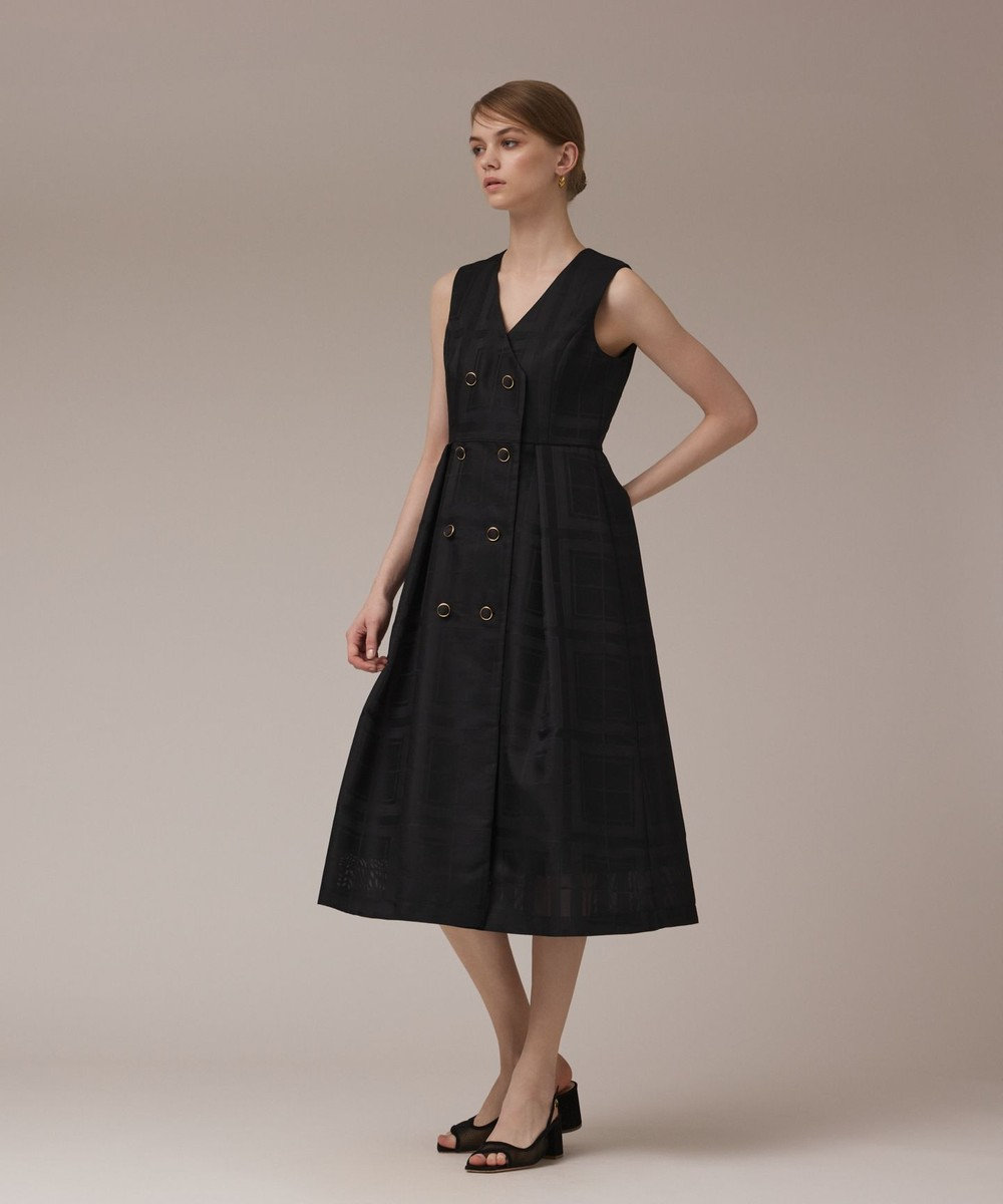 GRACE CONTINENTAL シャドーチェックワンピース