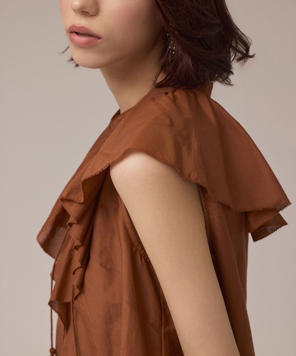 GRACE CONTINENTAL コットンシルクカフタントップ 