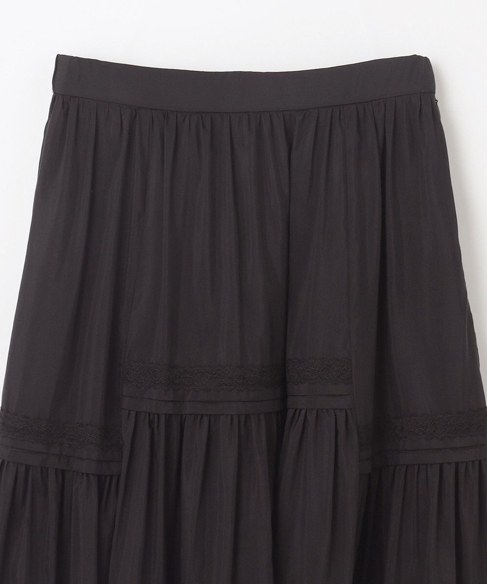 GRACE CONTINENTAL ギャザーレースロングスカート