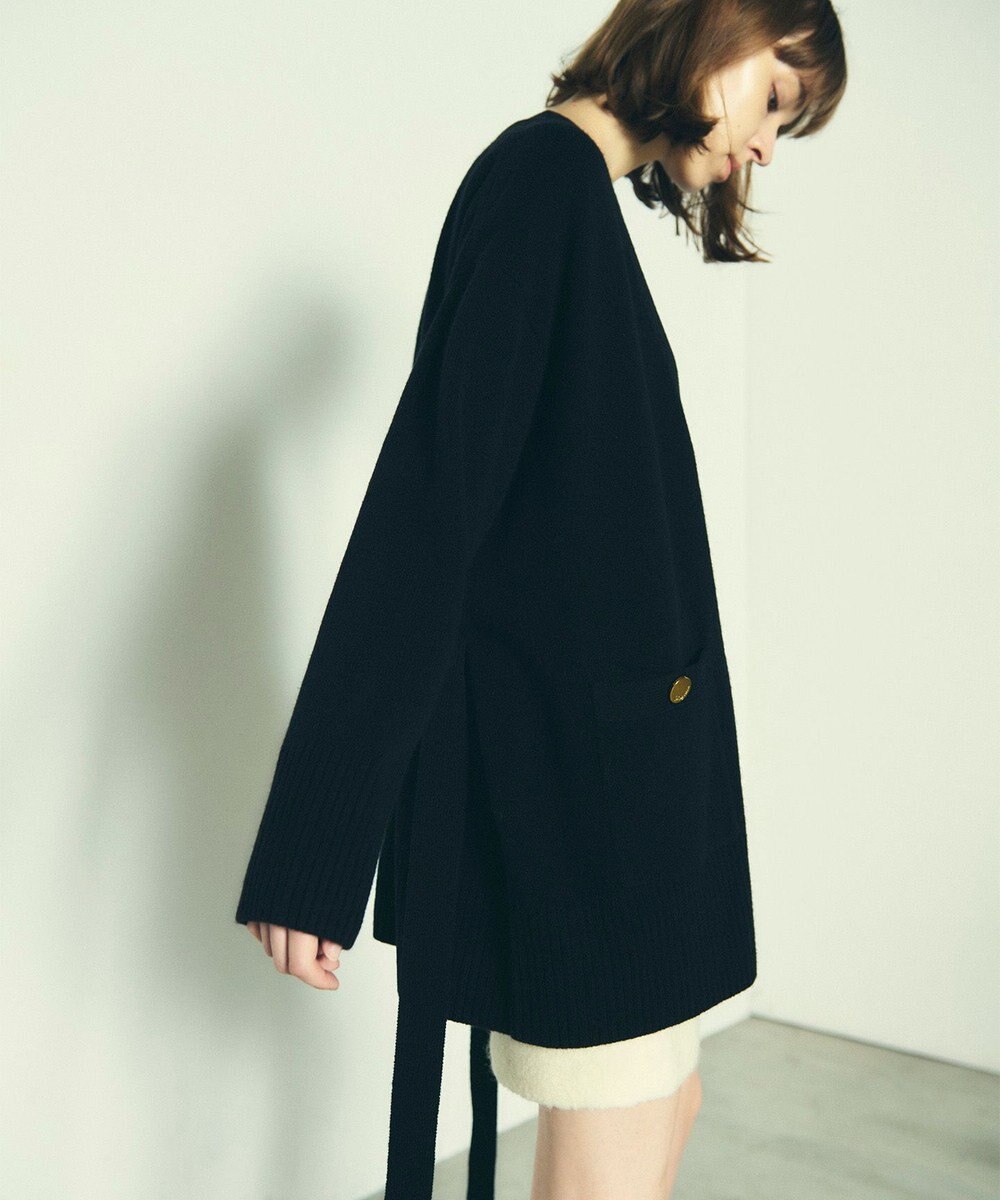 GRACE CONTINENTAL メリノウールニットカーディガン 