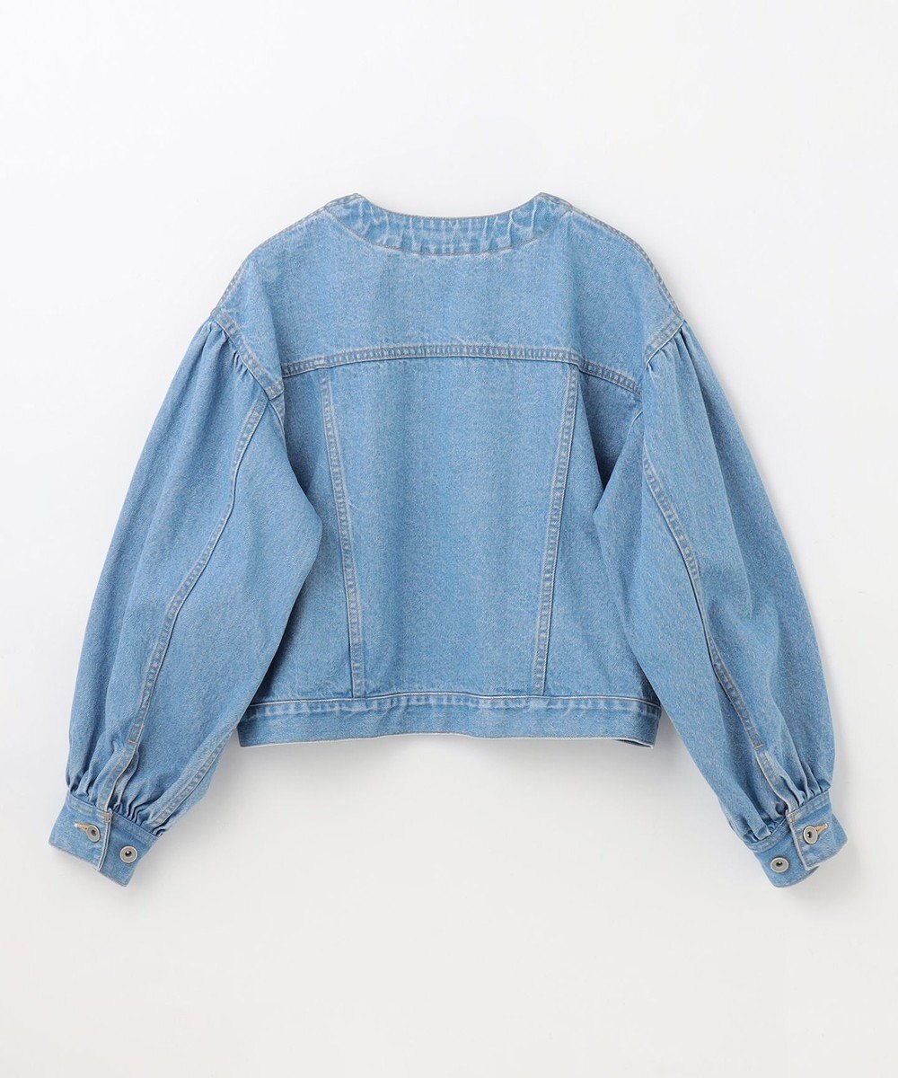 GRACE CONTINENTAL ノーカラーデニムジャケット 