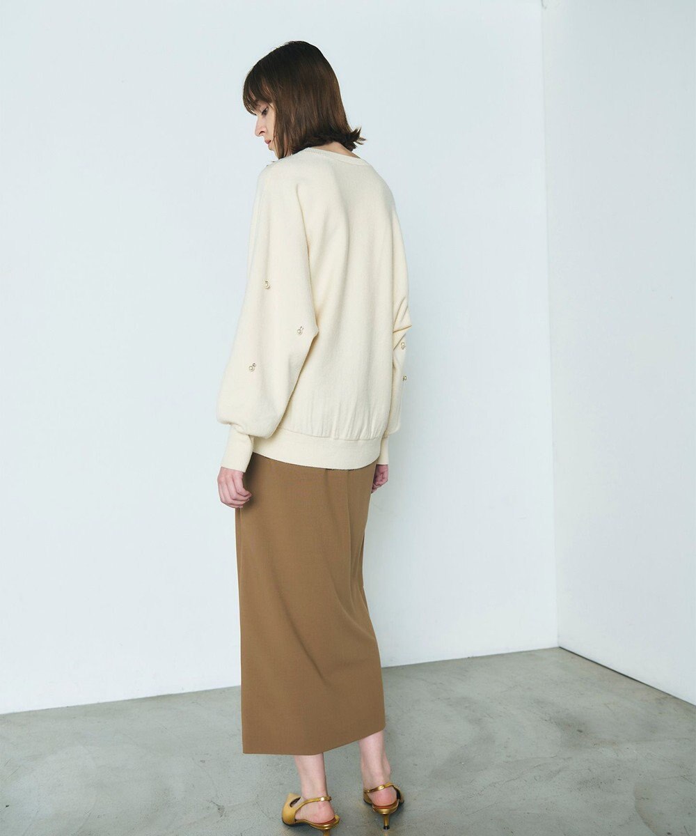 GRACE CONTINENTAL パールドットニットトップ