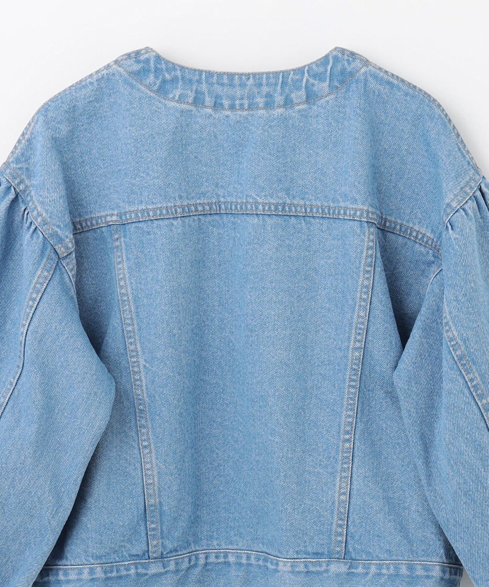 GRACE CONTINENTAL ノーカラーデニムジャケット 