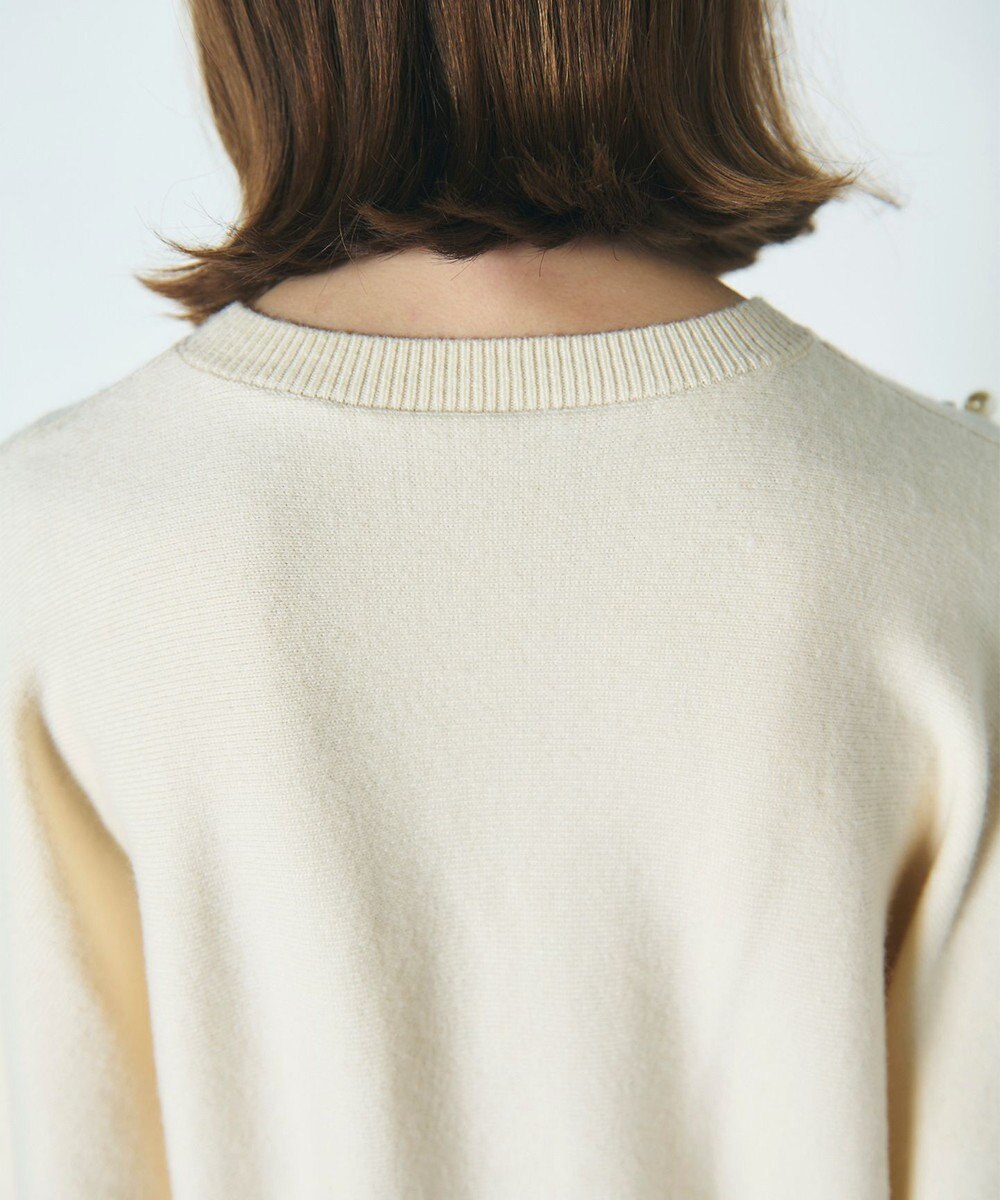 GRACE CONTINENTAL パールドットニットトップ 