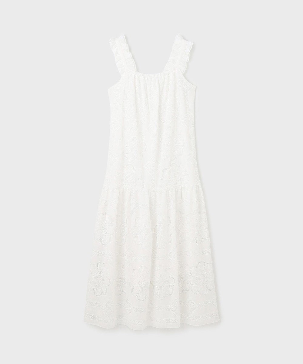 GRACE CONTINENTAL カットワーク刺繍ワンピース