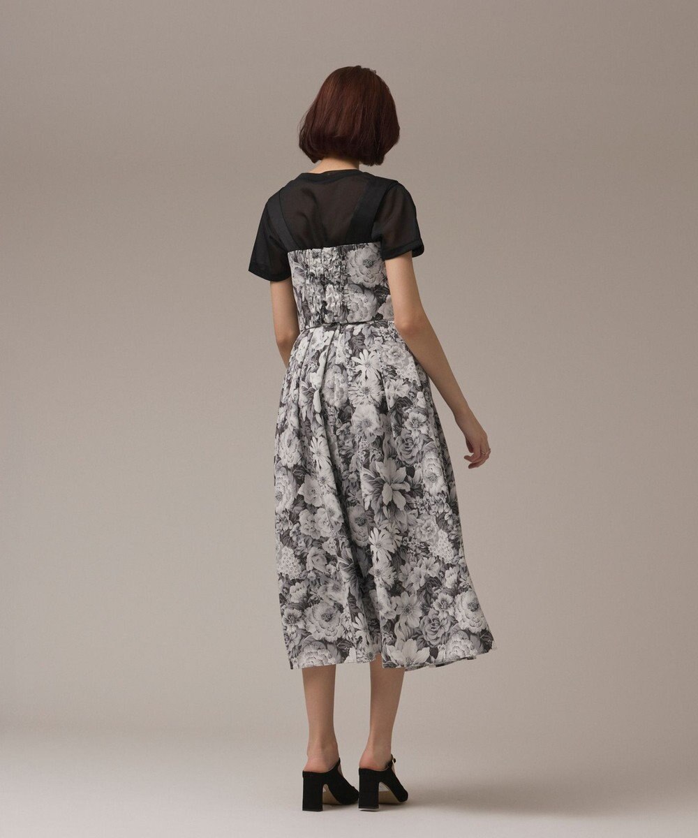 GRACE CONTINENTAL アンティークフラワータックスカート 