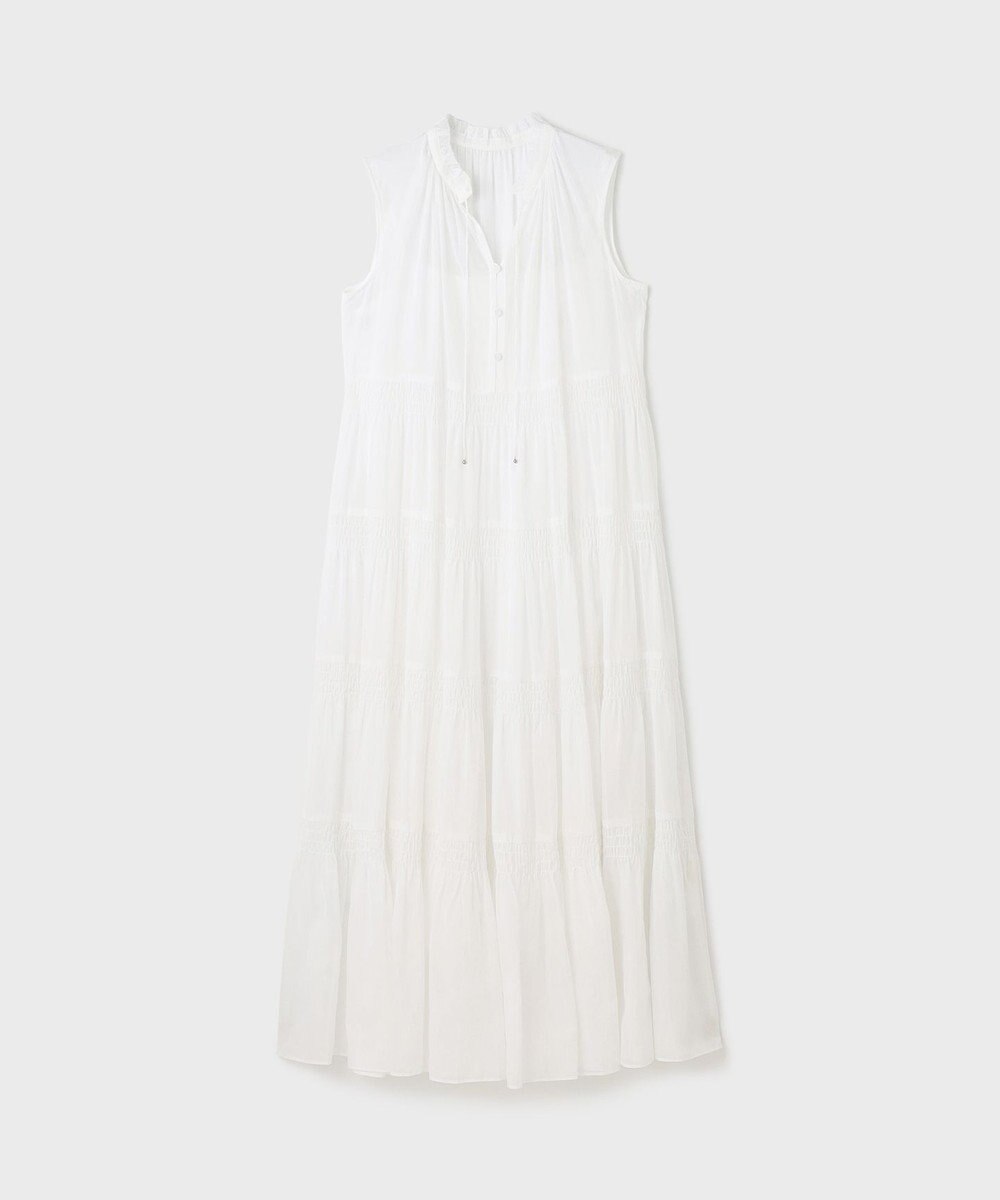 GRACE CONTINENTAL ティアードマキシカフタンワンピース 