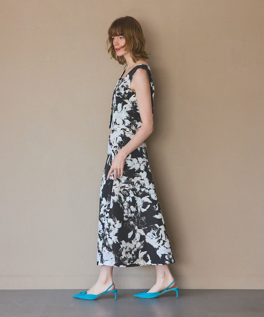 GRACE CONTINENTAL ボタニカルセパレートドレス 