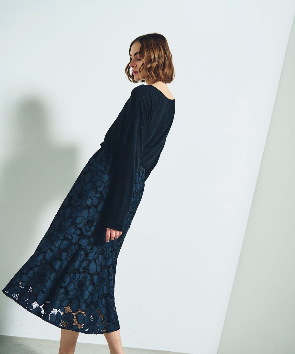 GRACE CONTINENTAL ローズレーススカート